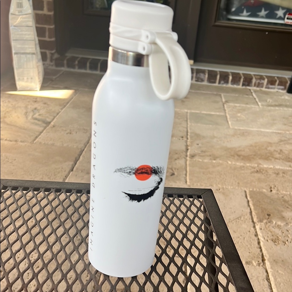 H2go Imagine Dragons Mercury Tour White Stainless Steel Water Bottle - Picture 2 of 5